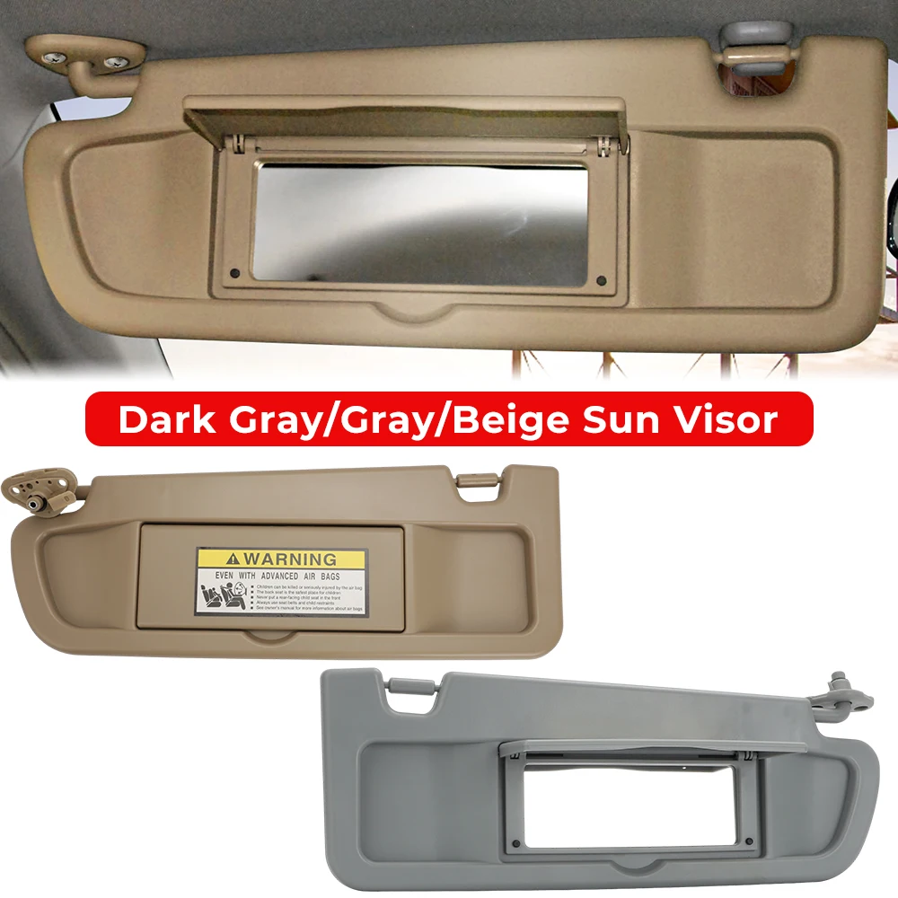 Left Driver Right Passenger Side Sun Visor Shade For Honda Civic 2006 2007 2008 2009 2010 2011 83230-SNA-A01ZB Sunvisor Sunshade