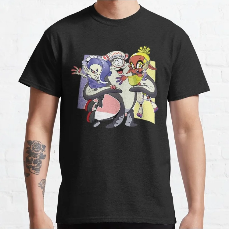 

Deep Cut 0320 Cartoon Video game Splatoon Gift T-Shirt for gamer 100% Cotton y2k clothing Short-Sleeve Tee All Size Tops
