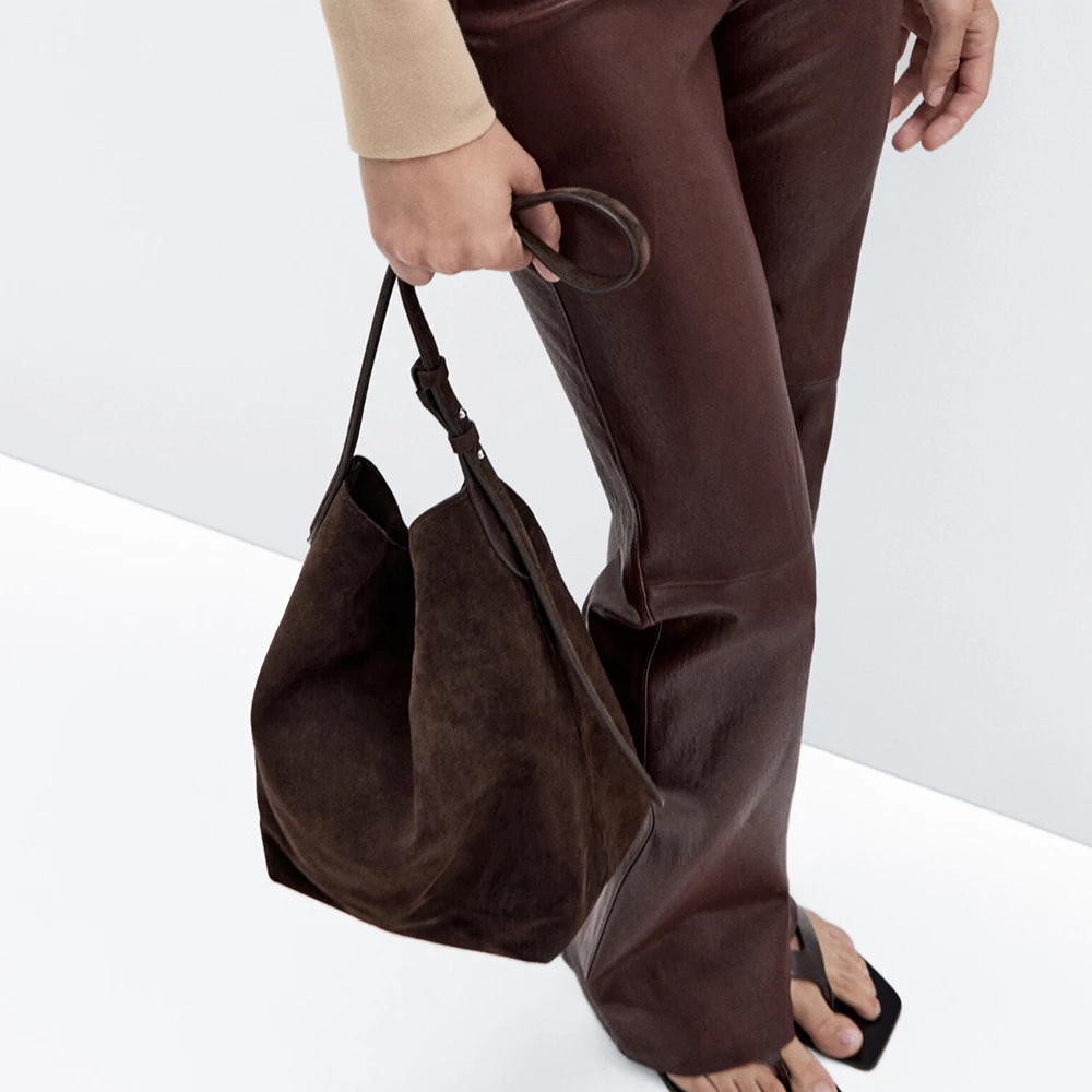 الفاخرة مصمم دلو حقائب للنساء ريترو فو الجلد المدبوغ حقيبة كتف جديدة ماتي الملمس حقائب اليد النسائية والمحافظ حقيبة تسوق