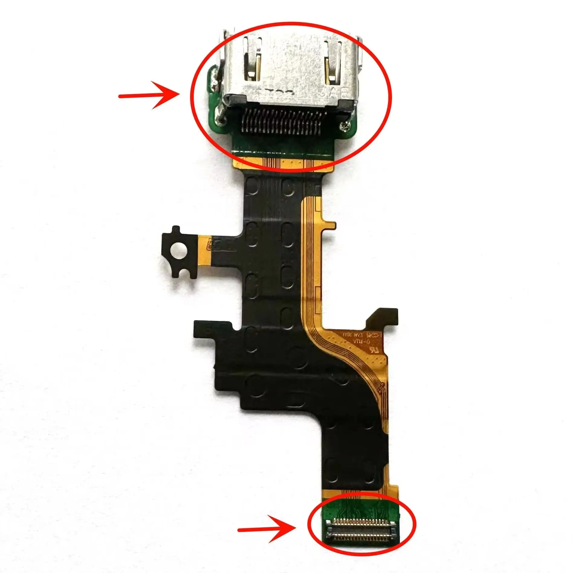 Nuevo para Sony HD interfaz puerto HDMI A7S3 A7M4 A7R4A A7R5 FX3 Cable de cinta HD piezas de repuesto de detalle de cámara flexible