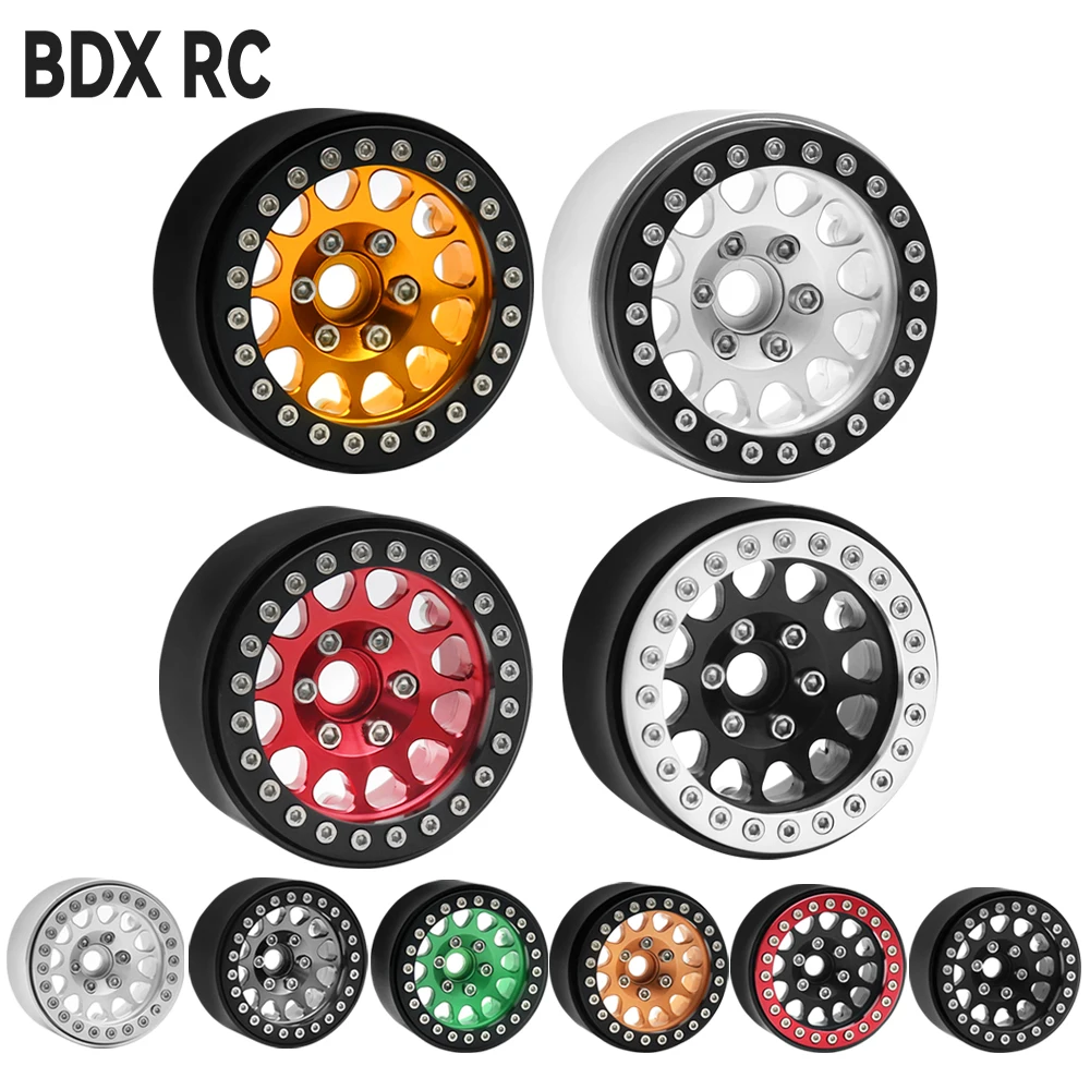 Metal 1.9 Beadlock Wheel Rim Hub for 1/10 Hsp Redcat Rc4wd WRAITH Tamiya Axial SCX10 D90 HPI RC Car Spare Part