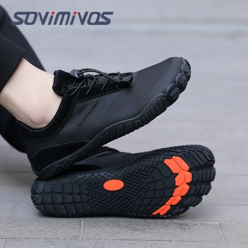 Men's Cross Trainer Minimalist Barefoot รองเท้า Zero Drop รองเท้าผ้าใบกว้าง Toe Box ผู้หญิงวิ่งลื่นกลางแจ้งเดินรองเท้า