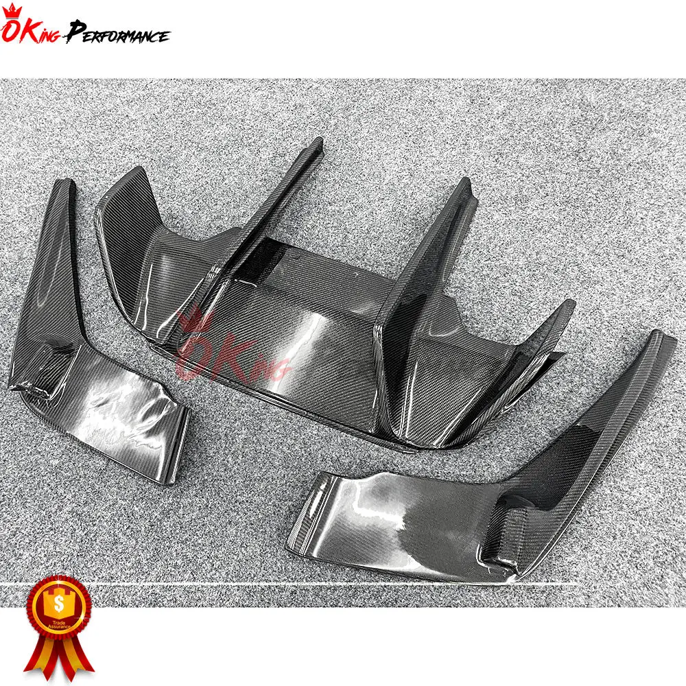 FD Style Carbon Fiber CF Rear Diffuser For  Series Bodykit F12 F13 M6 2011-2016