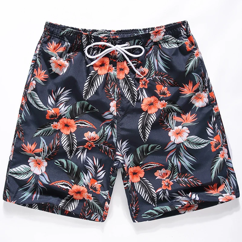 

Hawaiian Tropical Palm Tree 3d Print Beach Shorts Men Street Short Pants Surf Board Shorts Summer Outdoor Sports Swim Trunks