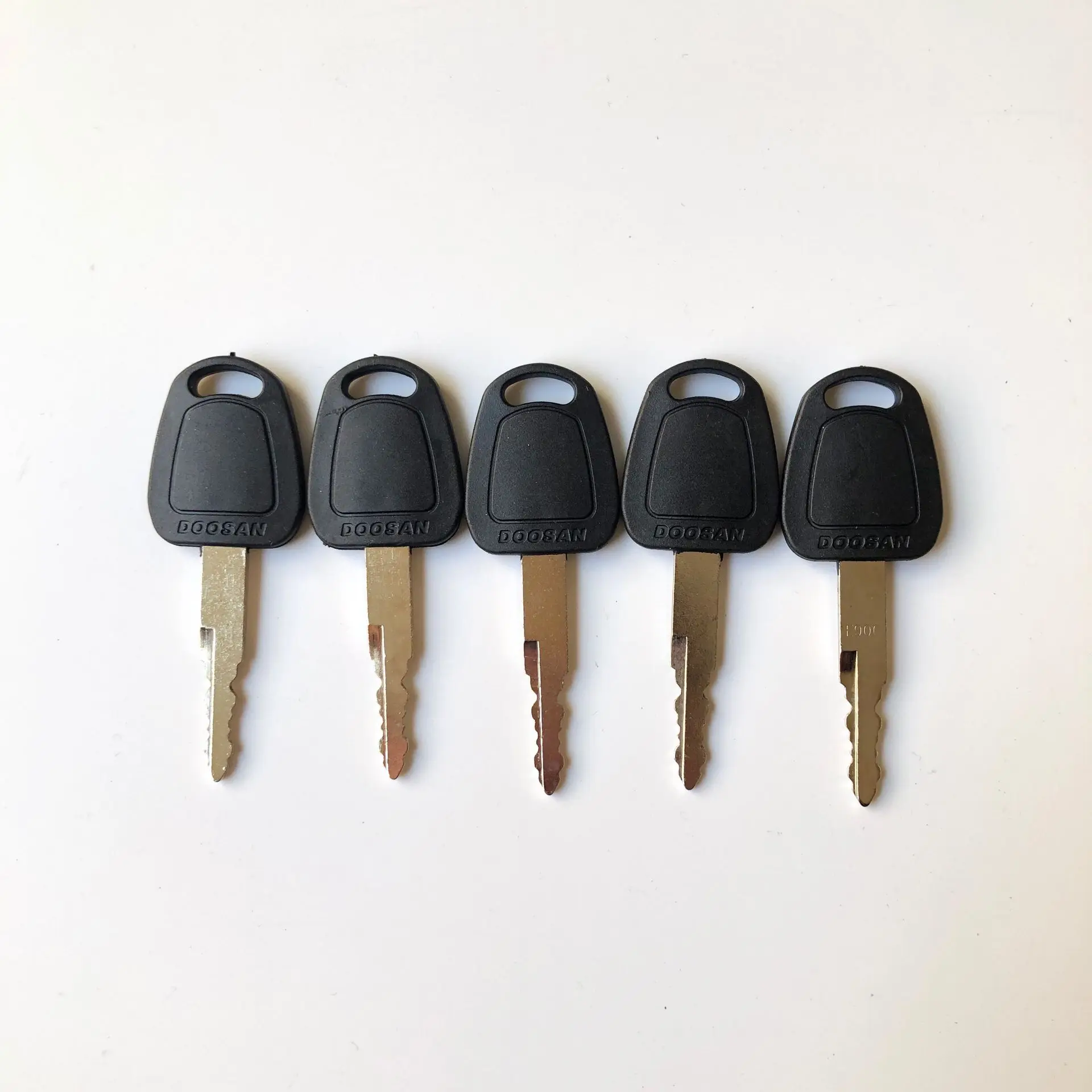 5PCS F900 Key For Deawoo Doosan Bobcat Terex Excavator Heavy Equipment Ignition Start Switch Door Lock