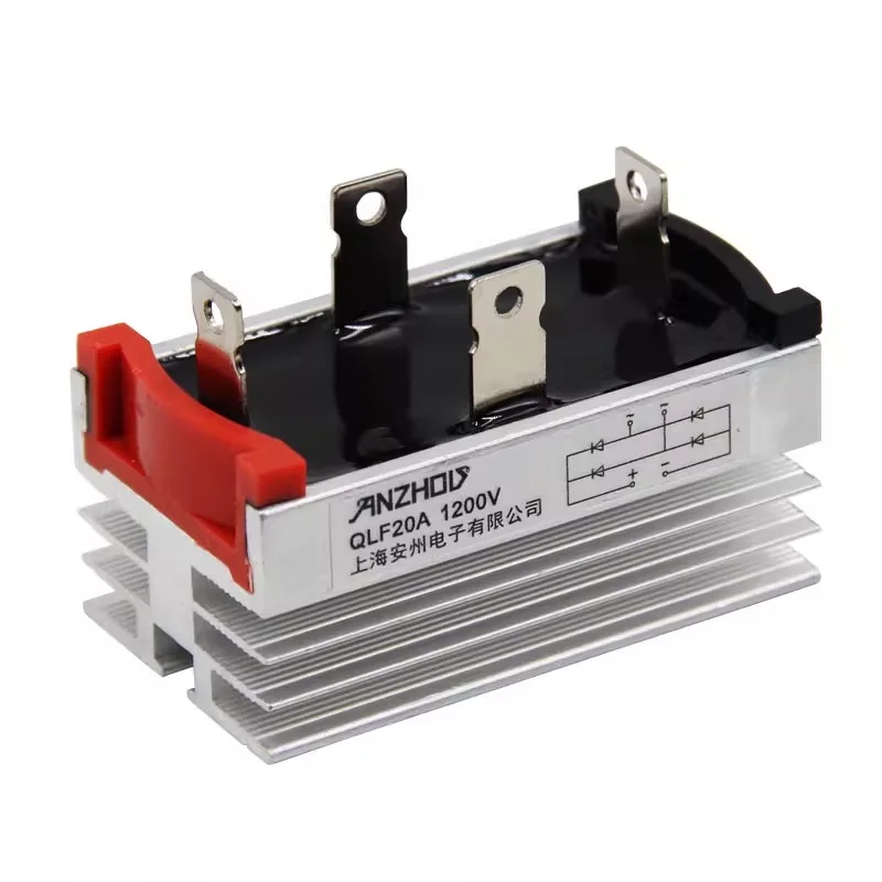 Heat dissipation integrated single-phase bridge rectifier QLF-20A rectifier bridge stack QLF20A