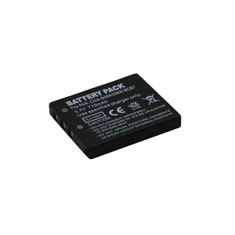 

CGA S004 Fully Compatible Battery For Panasonic DMW BCB7 Portable Lightweight Strong Endurance Perfect For Travel Shooting