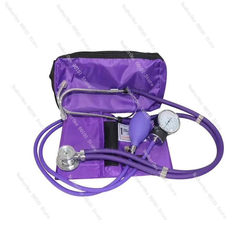 Multi-color 4-piece stethoscope, liquid sphygmomanometer, free accessories