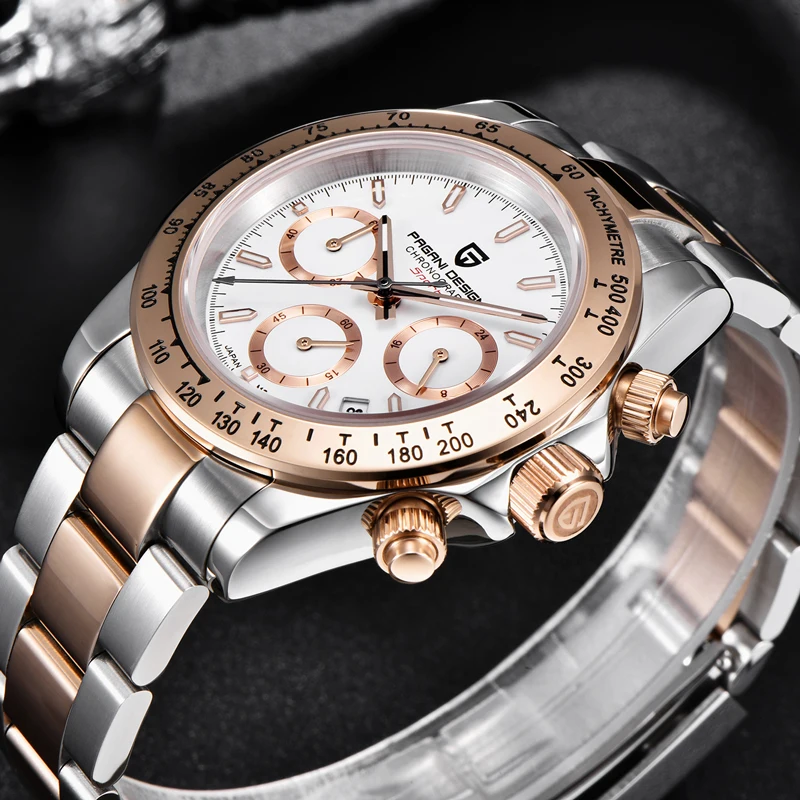 Gold 1644 PAGANI DESIGN 2026 New Men\'s Watches Top Brand Luxury Mens Quartz Wrist Watch Men Watch Men Chronograph Waterproof
