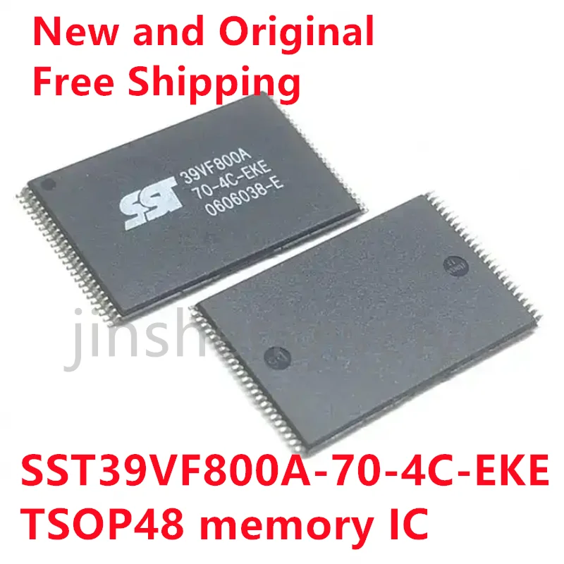 Free shipping for 2PCS SST39VF800A-70-4C-EKE SST39VF800A TSOP48 Memory IC FLASH Chip Good quality in stock