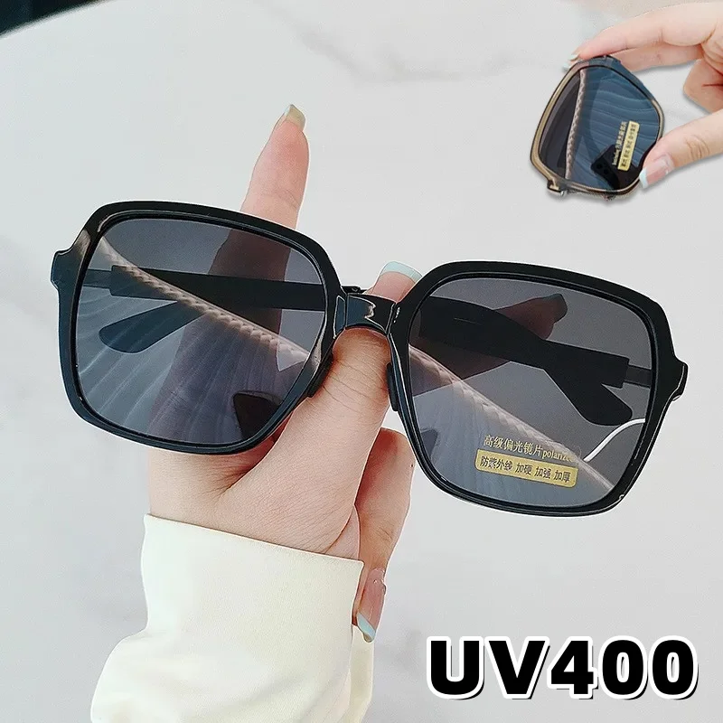 

New Foldable Portable Oversized Polarized Sunglasses Stylish Outdoor UV-Protective Eyewear UV400 Classic Driving Shades Unisex