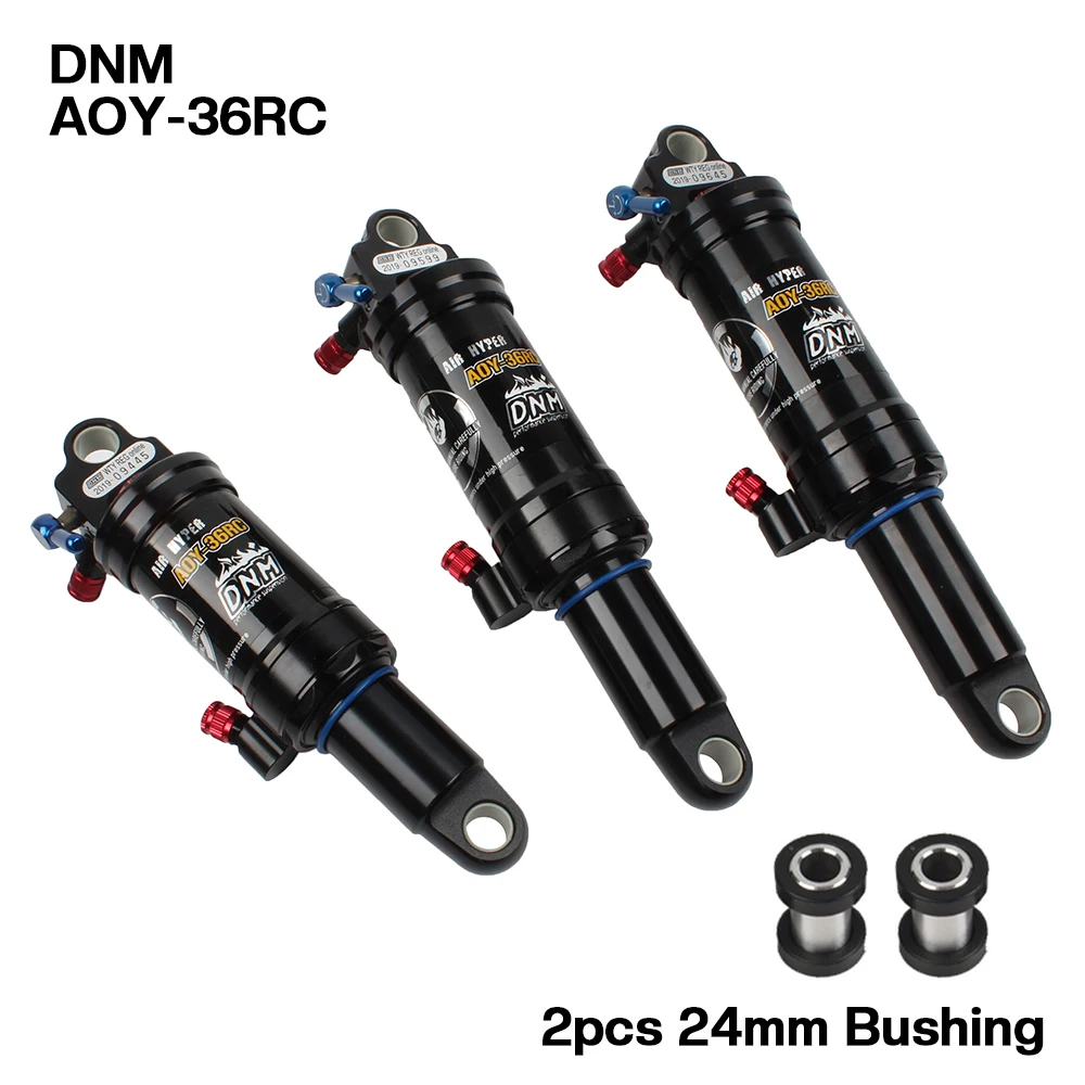 

DNM Bicycle Rear Shock Absorber 165/190/200mm AOY-36RC Aluminum Alloy Air Suspension MTB Mountain Bike Back Damper