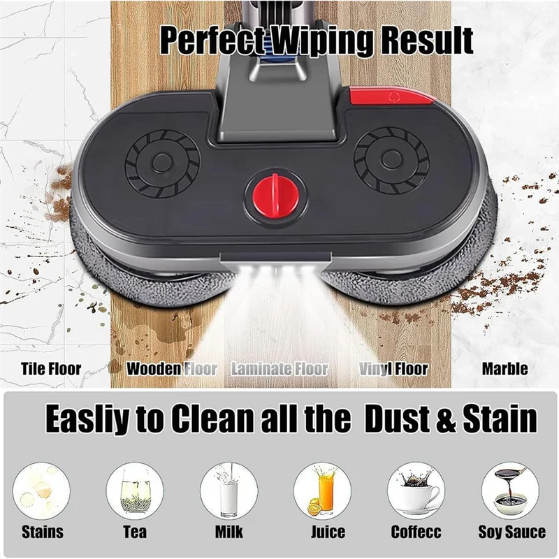 

X11A 2 In 1 Vacuum Cleaner Brush Head For Dyson V7, V8, V10, V11, V15 Simultaneous And Efficient Cleaning