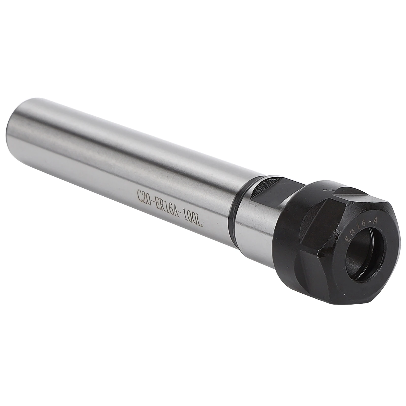 Collet Chuck Holder Straight Extension Rod Chrome Molybdenum Alloy Steel ER16A-100L 6