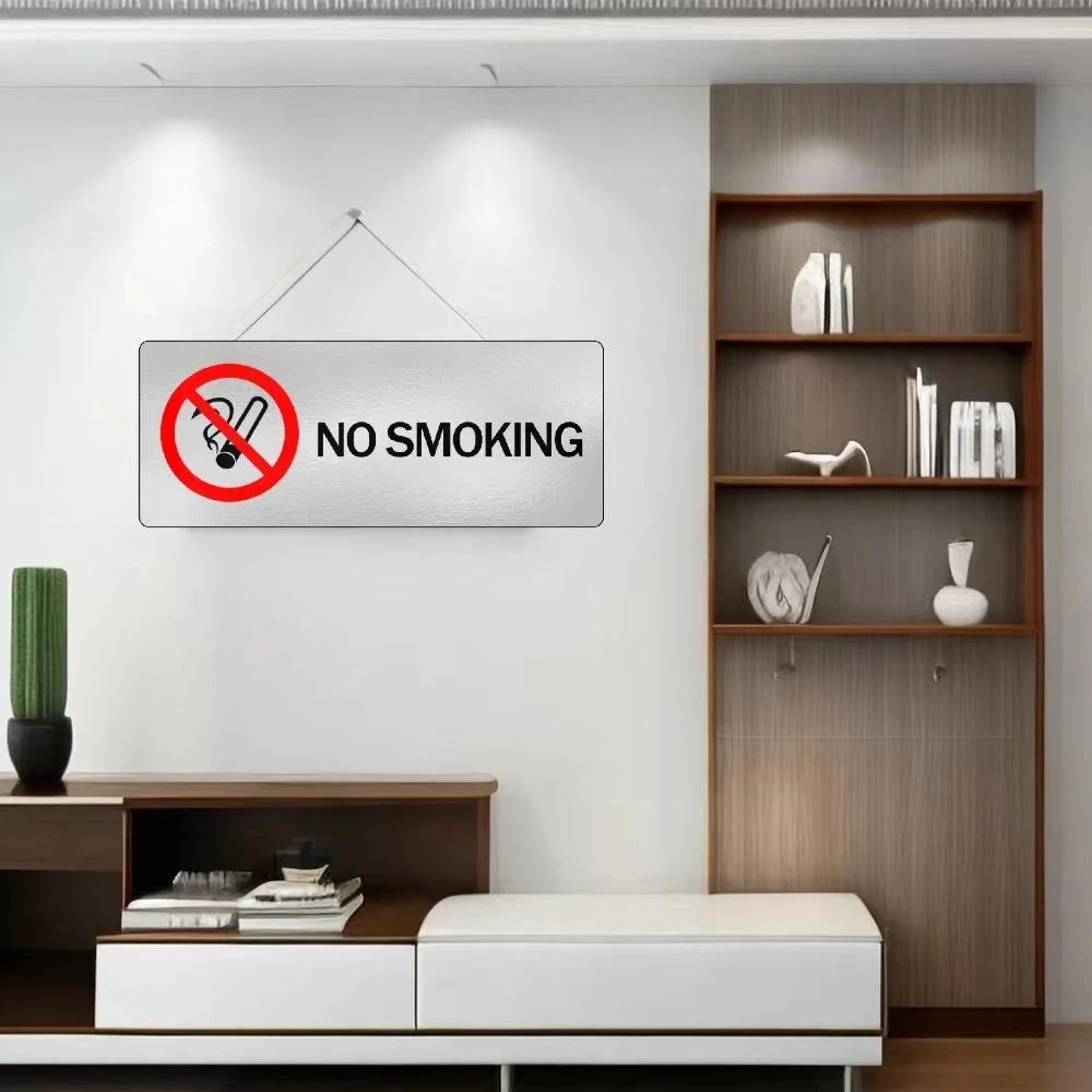 1 piece non-smoking area coffee shop wood sign design hanging decoration home café bar wall decoration wood sign home