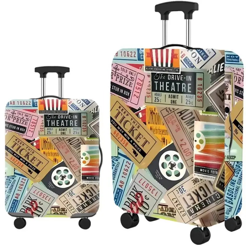 

Traveling Fashion Thick Elastic World Luggage New Protective Cover Bag Suitcase Covers Trolley Travel Case Accessories