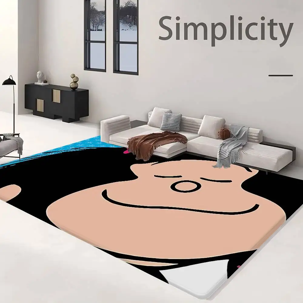 Comic Strip Character M-Mafalda Bathroom Mat Anti-slip Absorb Water Long Strip Cushion Bedroon Mat Welcome Doormat