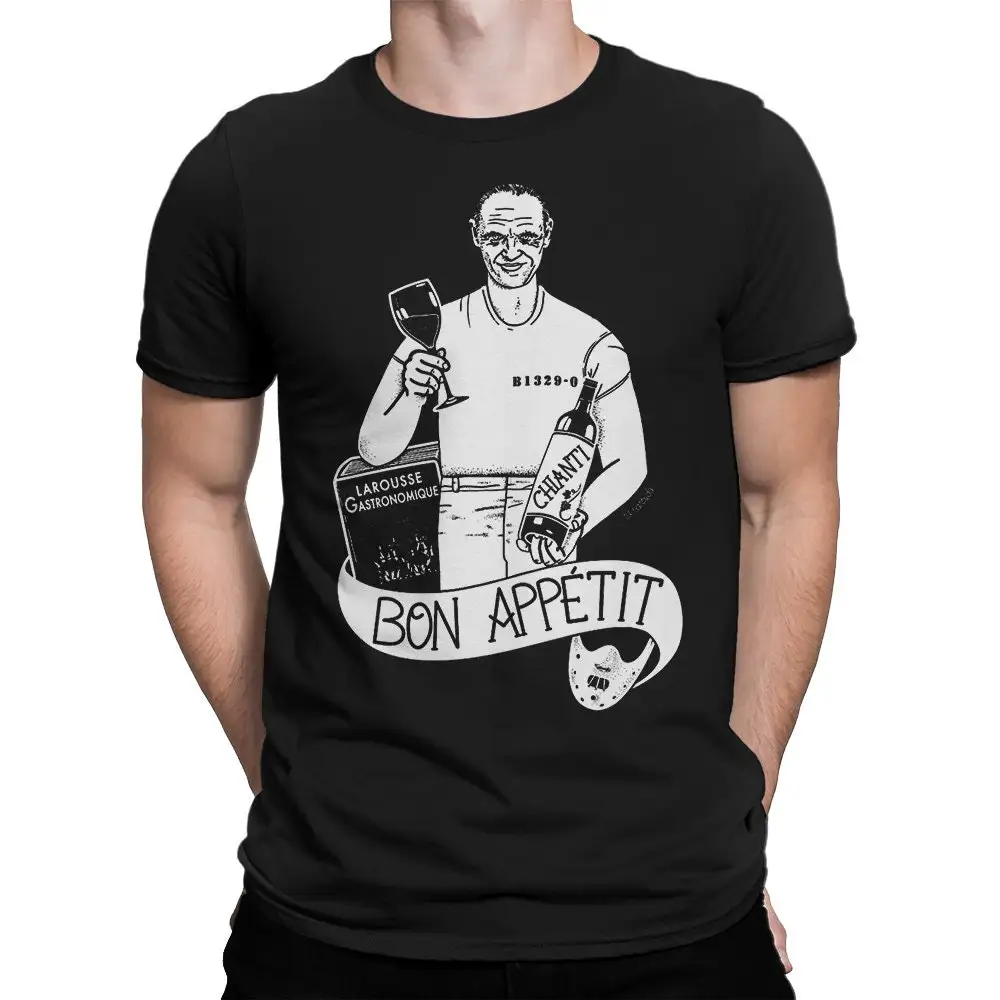 Hannibal Lecter Bon Appetit T Shirt Men's and Women's Sizes dap 017