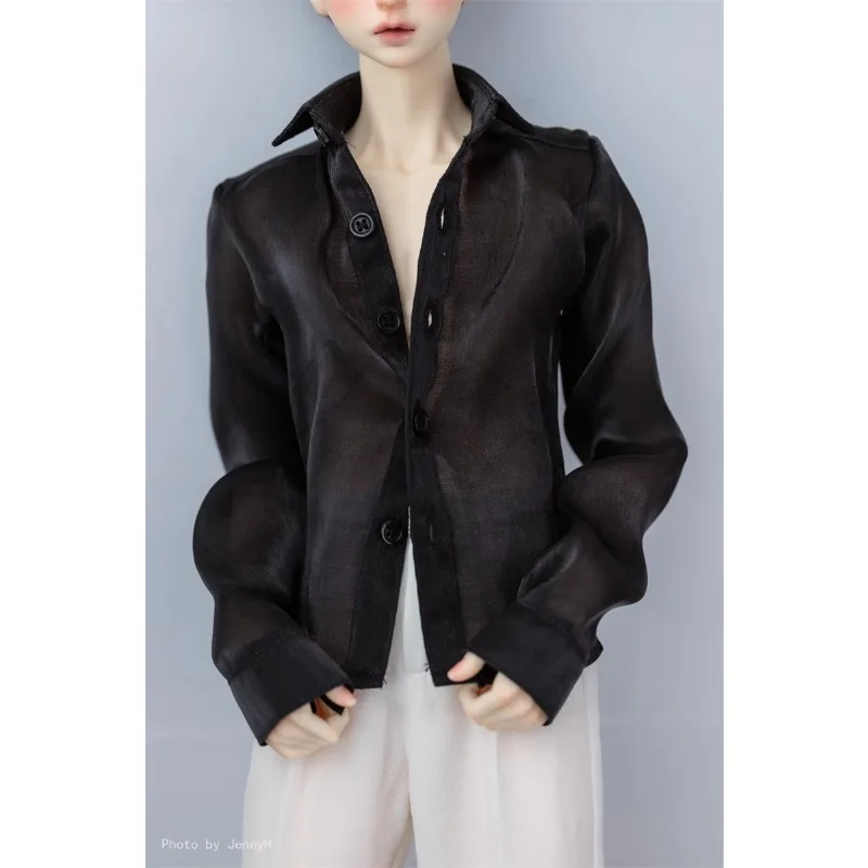 Crisp Breeze Satin Shirt Slouchy And Slim Shirt For BJD 68 Doll Clothes B377