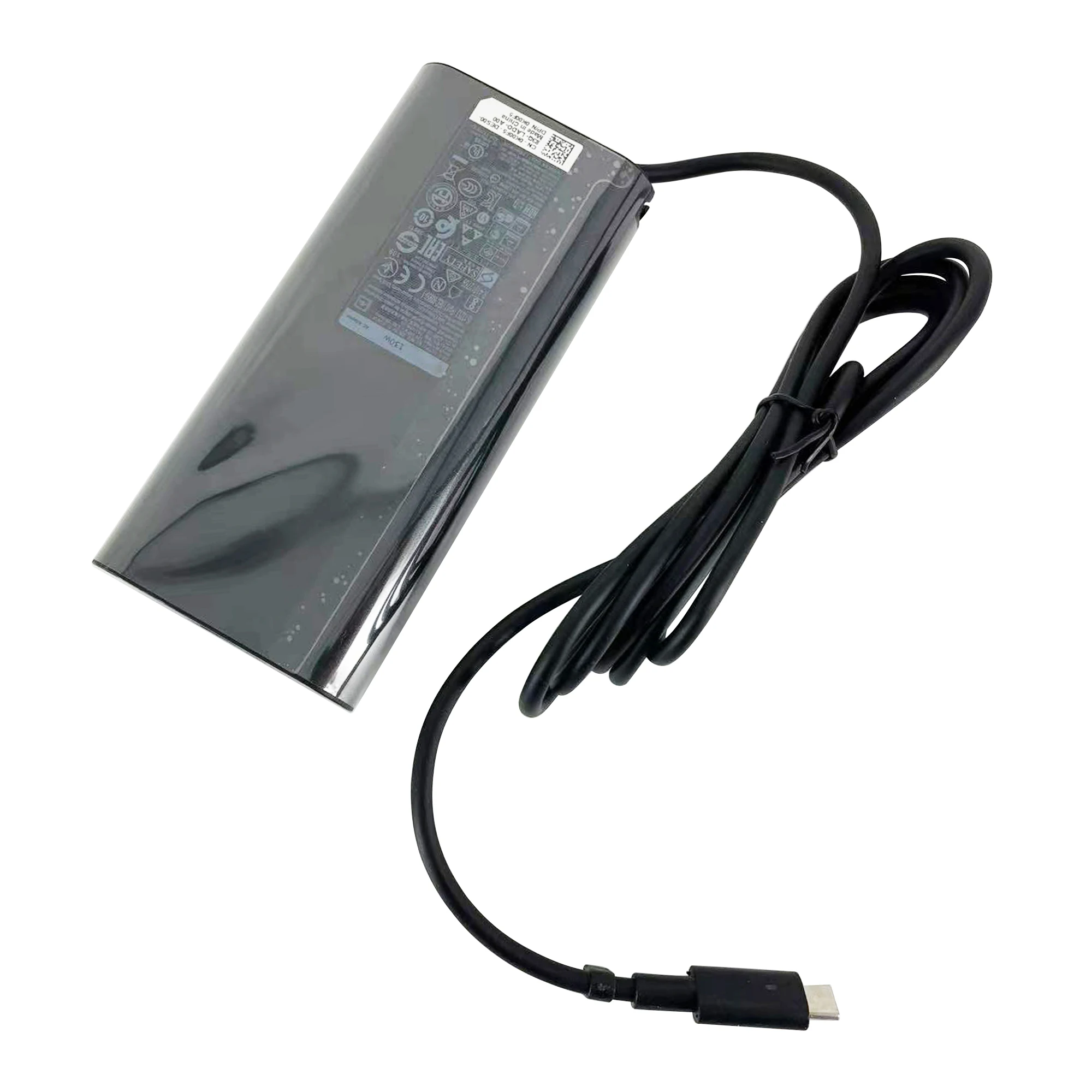 New 130W Usb-c Type C 20v 6.5A Laptop Charger for Dell  15 XPS 15 9570 9575 DA130PM170 HA130PM170 Ac Power Supply