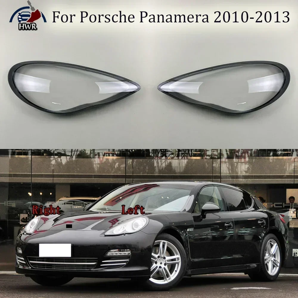 

For Porsche Panamera 2010 2011 2012 2013 Car Transparent Housing Front Headlights Lens Shell Cover Glass Lampcover Lampshade