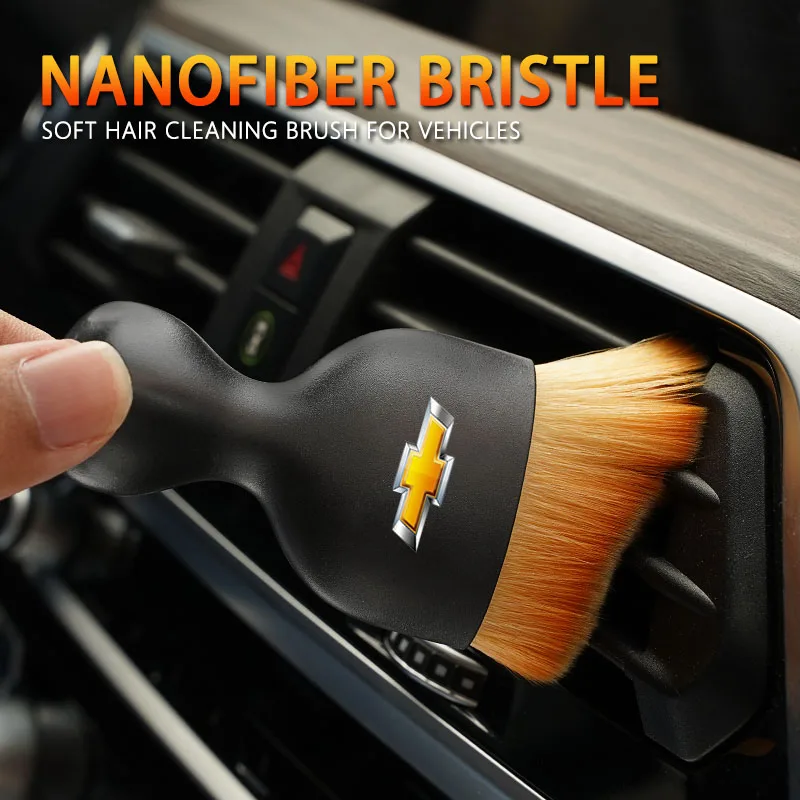 1Pcs Car Interior Cleaning Soft Brush Dust Remover Tools For Chevrolet Cruze Spark Captiva Suburban Camaro Malibu Silverado