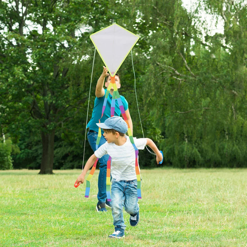 1 set 1 Set Blank Diy Kite Kit For Kids Portable Painting Craft Activity Children Art Outdoor Family Fun Kites For Toddlers