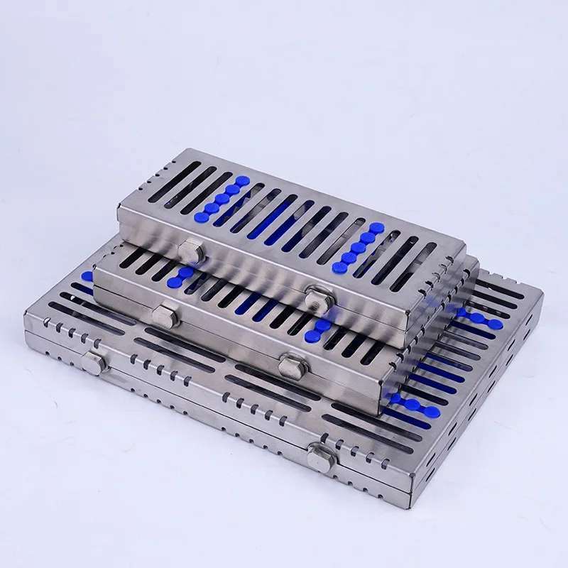 

Dental Sterilization Rack Surgical Autoclavable Sterilization Box Dental Cassette Disinfection Tray Dentist Tools