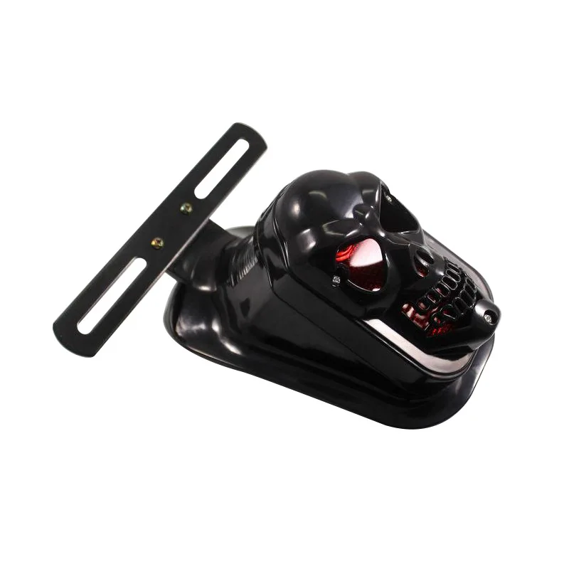 

10PCS modification accessories suitable for cruise princeHarleymodification skull ghost head storm prince rear tail light brake