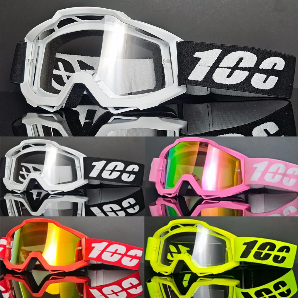 Universele motorcrossbril met premium PC-lens, anti-zand en windbestendig, motorbril - afbeelding 2