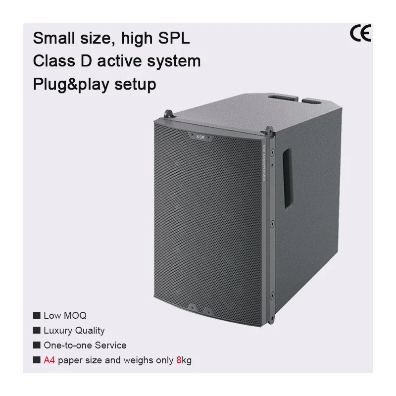 

High Quality 600W Professional Audio System Speaker Highly Efficient Full Range Speaker For Conference System And Vocal Concert