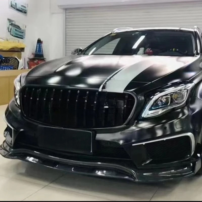 GLC الفئة W253 2538800357 غطاء محرك السيارة نمط W253 ألياف الكربون الألومنيوم غطاء محرك السيارة الأمامي ل #2