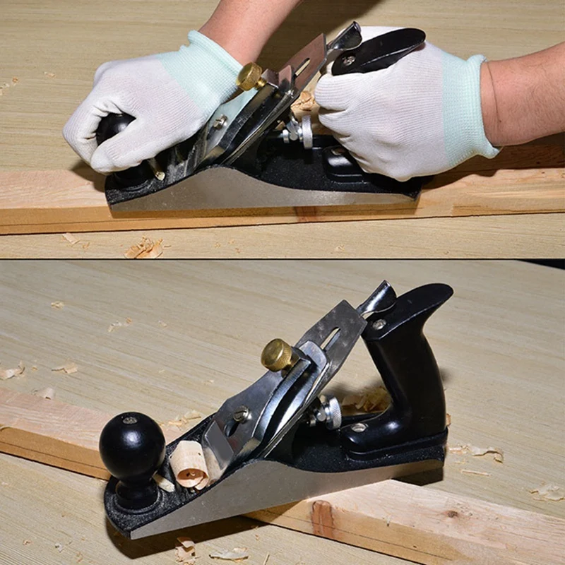 Liga de aço Mini mão plaina, borda inferior, madeira aparando avião, DIY Carpenter Tools