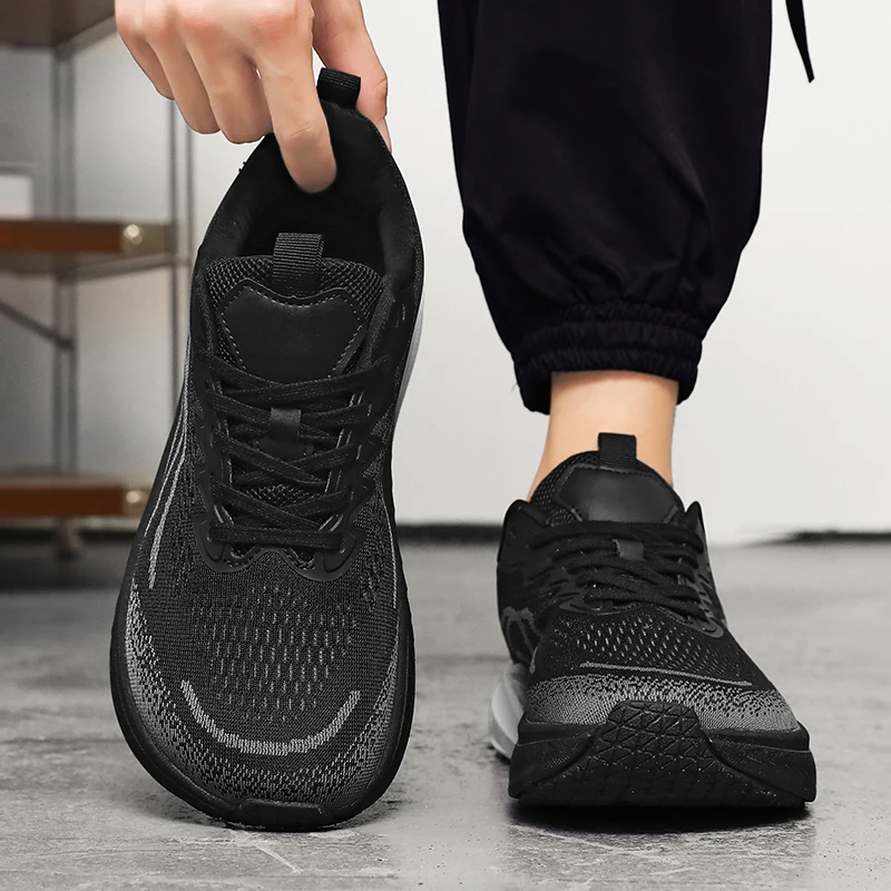 

Outdoor Men's Casual Sneakers Minimalist Barefoot Shoes Running Shoes Lightweight Breathable Zero Soles Wide Toe Walking Shoes