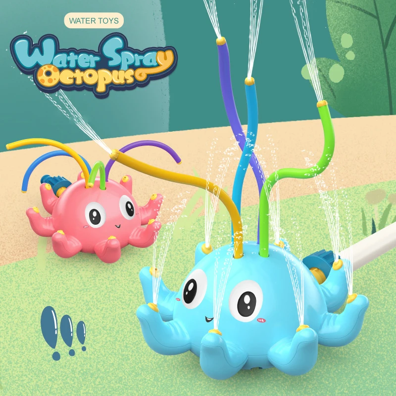 Outdoor Water Sprinkler Speelgoed Voor Kind 3 4 5 6 7 Jaar Baby Bad Speelgoed Achtertuin Spray Water Speelgoed Octopus Sprinkler Speelgoed Voor Kinderen