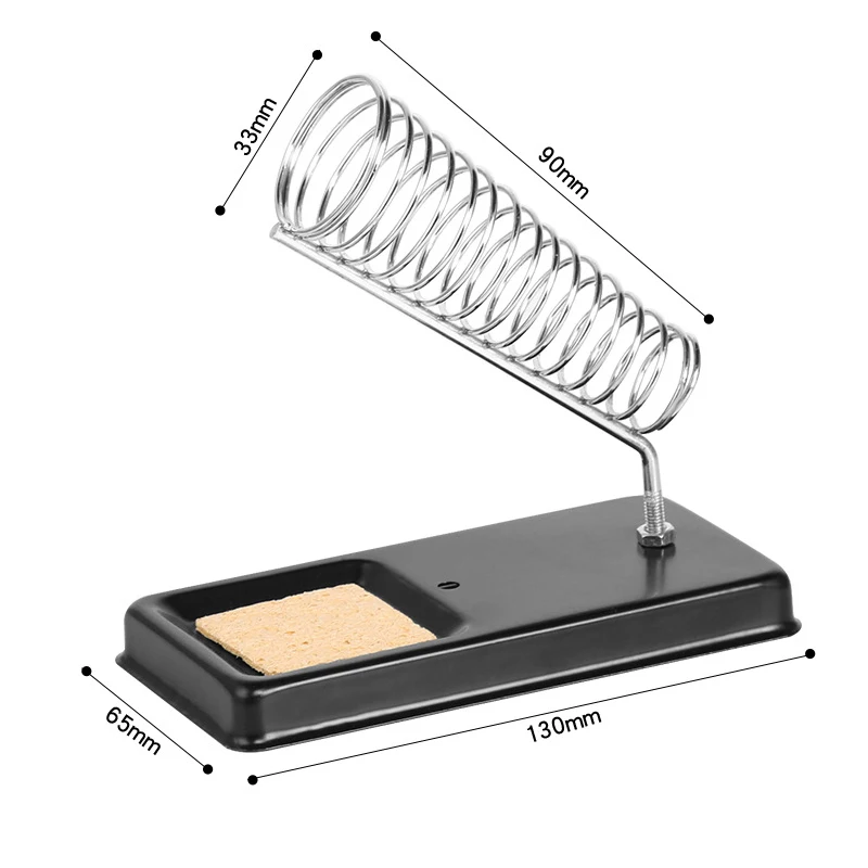 1 PC A Type Base Welding Soldering Iron Stand Sponge Station Support Desoldering Part Rack Solder Electric Soldering Accessories