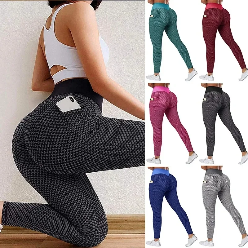 Leggings sexy aperti in cortch da donna cerniere nascoste tasche laterali elastiche crotcless pantaloni da palestra adatti alla caviglia mutandine