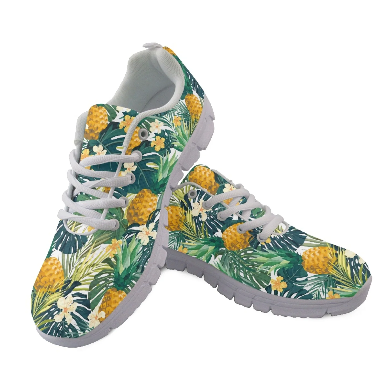 Coloranimal Tropical Leaves Lightweight Sports Shoe for Men Mesh & EVA Sole Tennis Shoes 2026 Trending