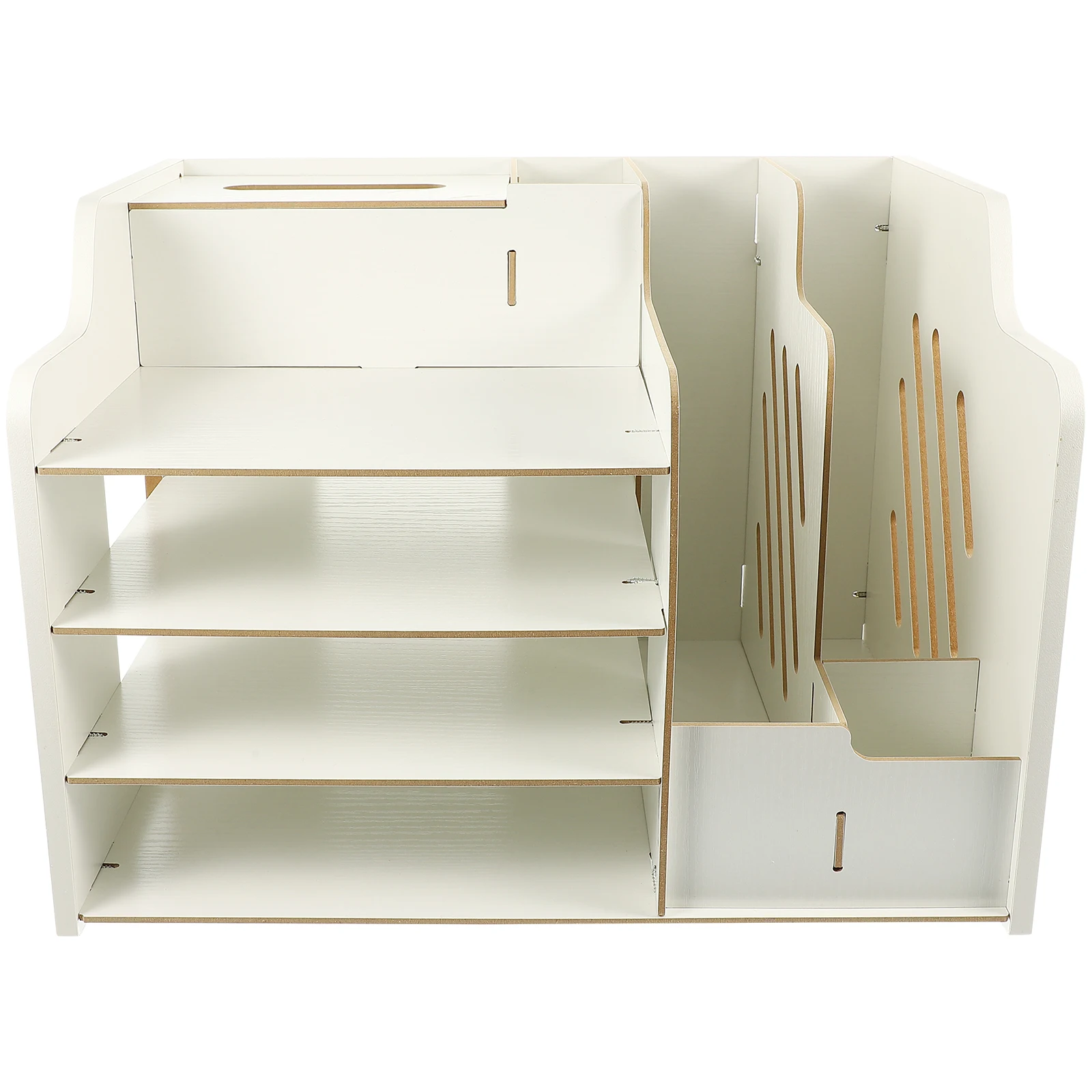 

Modern Desktop Organizer Lockable Drawer File Storage Rack Office Multifunction Stationery Holder Pen Pencil