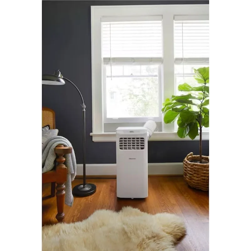 مكيف هواء محمول هايسنس، 6000 وحدة حرارية بريطانية، مروحة مزيل الرطوبة للتبريد لغرفة أصغر تصل إلى 250 قدم مربع، جهاز تحكم عن بعد (متجدد)