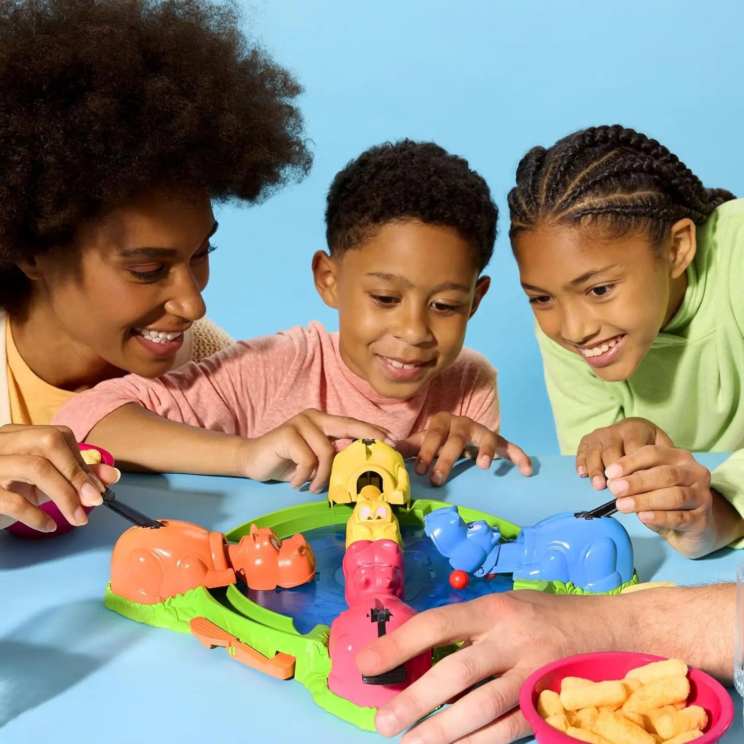 Hungry Hippo Game for Preschool Children | Instant Marble Heavyweight, Easy to Set up and Store 2 to 4 Players | Children\'s Game
