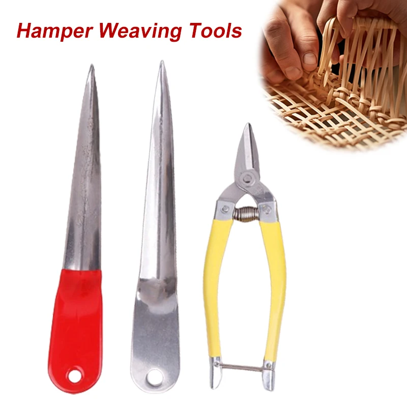 

1set Professional Wicker Repair Tool Kit for Rattan Furniture Durable Metal Prying Tool Scissor Set for Precise Weaving Work