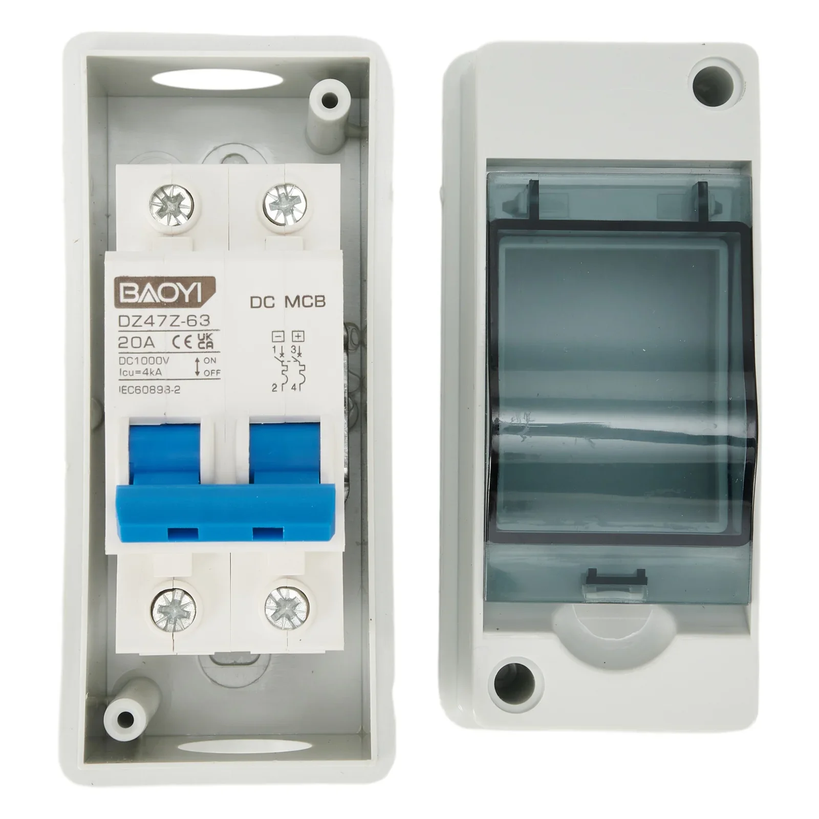 

DC Miniature Circuit Breaker 1pc Circuit Breaker DC500V HT-3 IP65 Photovoltaic Isolation Box Solar System Isolation Switch