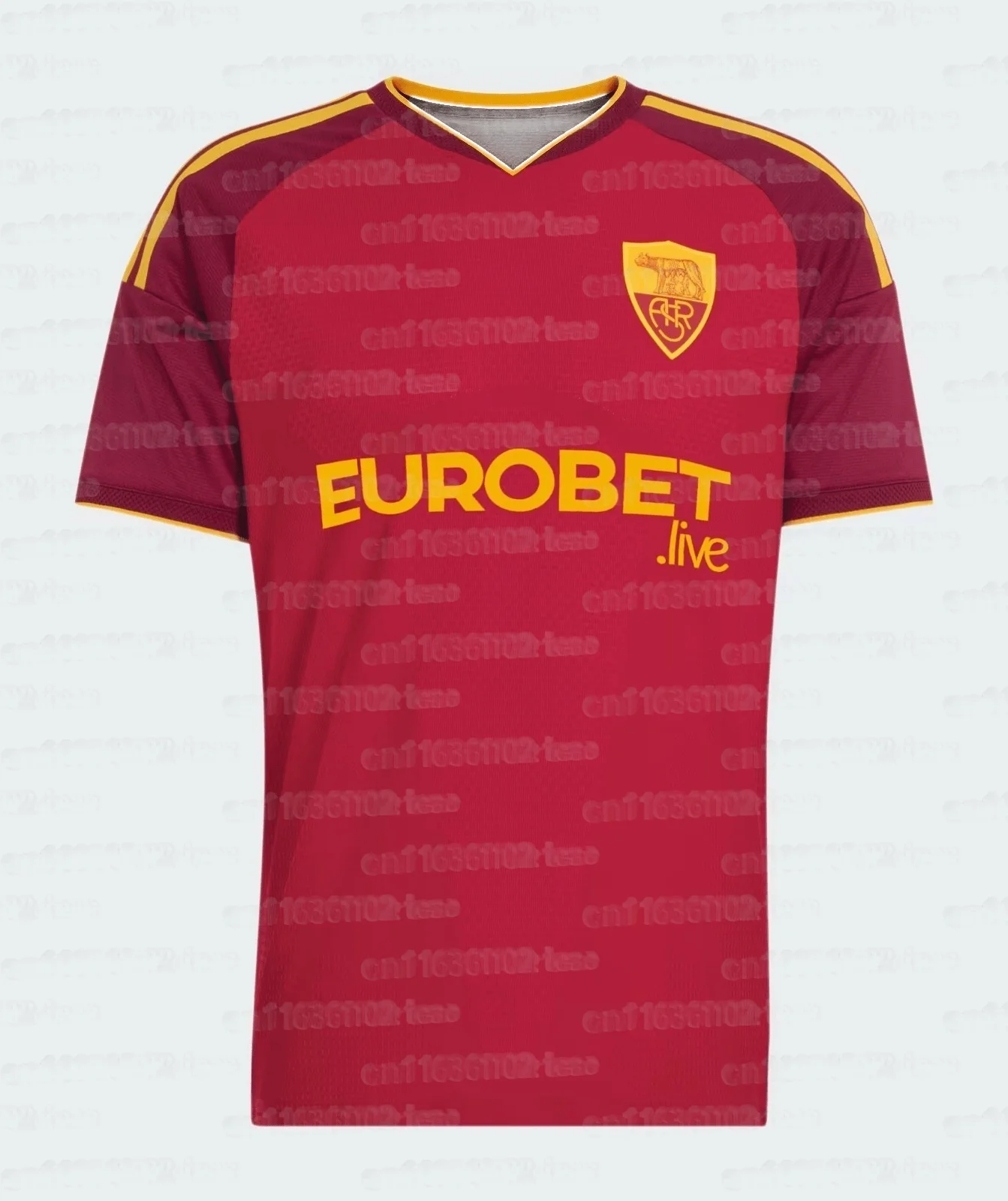 Beliebtes Familien-Fan-Römisches Fußballtrikot Kurzarm Y2K Streetwear Fußball-T-Shirt Fan Freizeit-Sport-T-Shirt – Detail 6