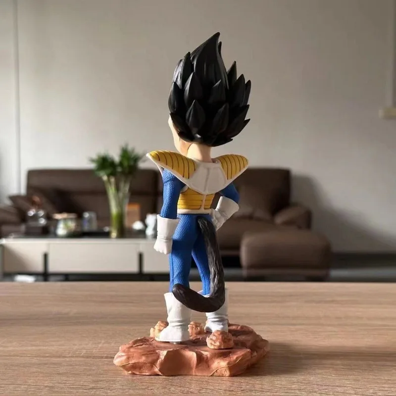 Bandai Anime Dragon Ball Z Kid Vegeta Majin Vegeta Figurka Kolekcjonerska Model Dekoracja na Biurko Zabawki dla Dzieci Prezenty 22CM