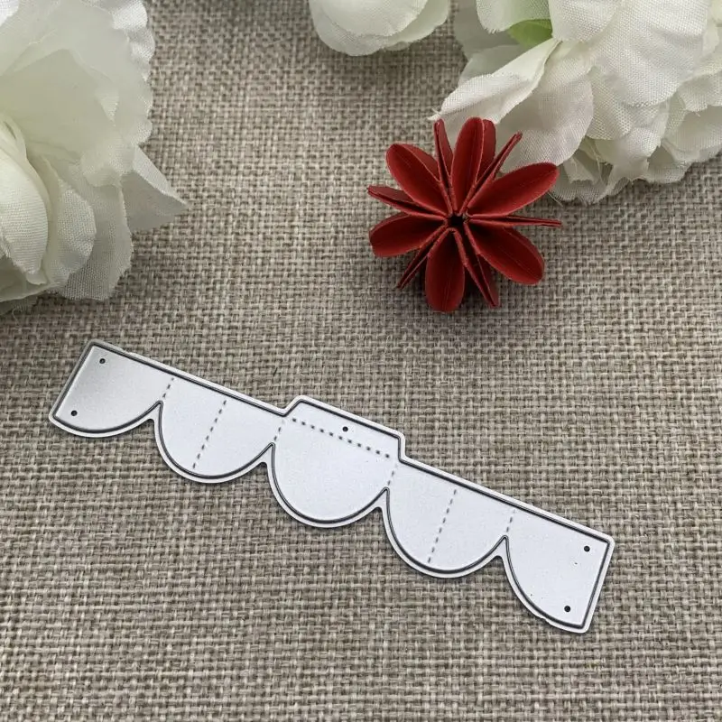 New Folded Flower  Metal Cutting Dies Stencils For DIY Scrapbooking Decorative Embossing Handcraft Die Cutting Template Mold
