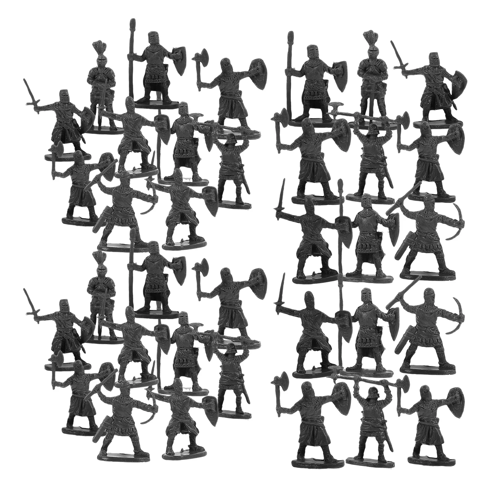 200 Pcs Mini Soldier Model Tiny People Decor Small Models Toys Plastic Soldiers Sand Table Kids Supply Figurines