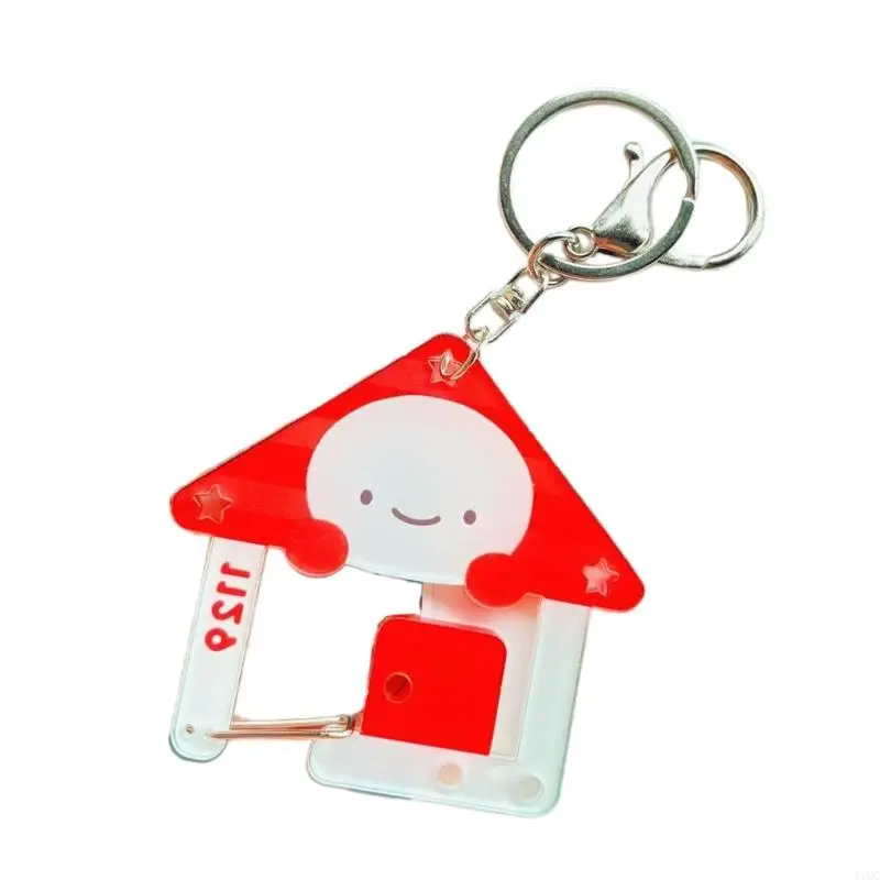 2025 سحر كرتون نابض بالحياة جديد لملحقات الحيوانات الأليفة الملحقات Carabiner Keychain للمغامرات اليومية #4