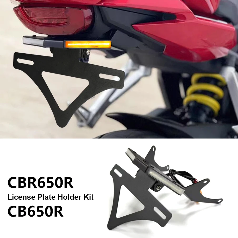 

CBR650R 2024 Motorcycle Accessories Tail Tidy Fender License Plate Holder Kit New For Honda CB650R CB CBR 650R 650 R 2021-2025