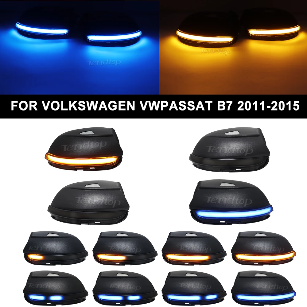 

Светодиодный динамический поворотник для VW Passat CC B7 Beetle Scirocco Jetta MK6 Euro PR, боковое крыло, индикатор зеркала заднего вида